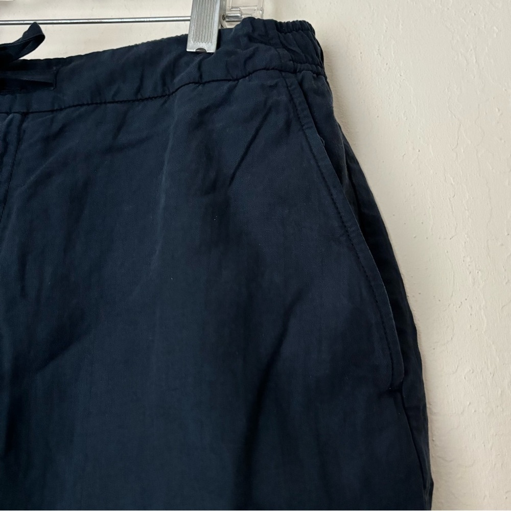Frescobol Carioca Sergio Lyocell Linen Cotton Blend Shorts in Navy Men’s 34 NEW - Picture 5 of 16